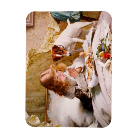 Suspense by Charles Burton Barber Magnet (Vertikal)