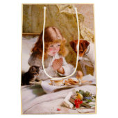 Suspense by Charles Burton Barber Mittlere Geschenktüte (Rückseite)