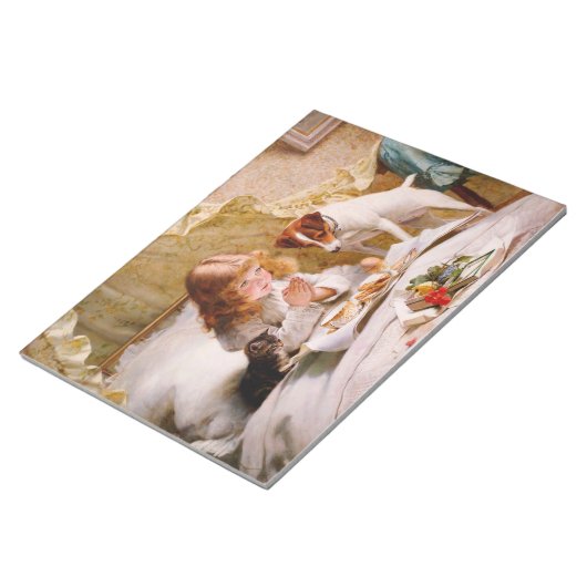 Suspense by Charles Burton Barber Notizblock (angewinkelt)