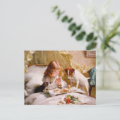 Suspense by Charles Burton Barber Postkarte (Stehend Vorderseite)