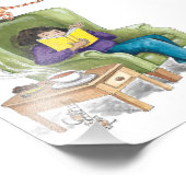 Suspense Novel Fotodruck (Ecke)