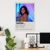 Suspiria Minimalistisch Poster (Heimbüro)