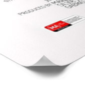 Suspiria Movie Poster (Ecke)