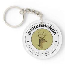 Susquehanna Deer ohne Angst Akryllischer Schlüssel