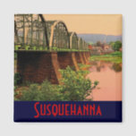 Susquehanna River Magnet<br><div class="desc">Susquehanna River bei Sonnenuntergang</div>