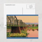 Susquehanna River Postcard Postkarte (Vorne/Hinten)