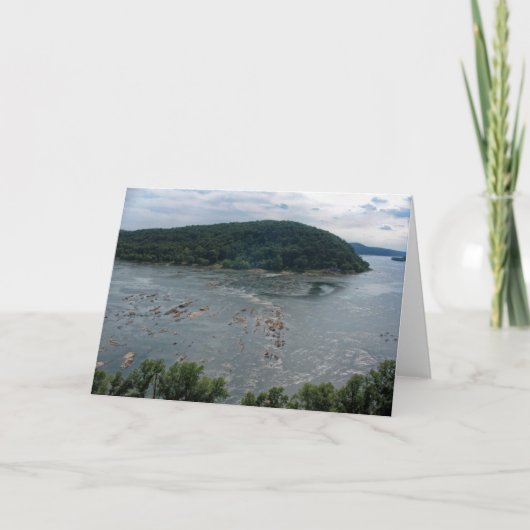 Susquehanna River von Chickies Felsen Karte (Vorderseite)