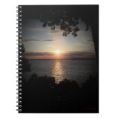 Susquehanna Sunset Notebook Notizblock (Vorderseite)