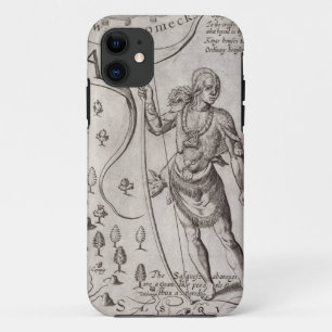 Susquehannock Krieger, Detail von der Karte von Case-Mate iPhone Hülle