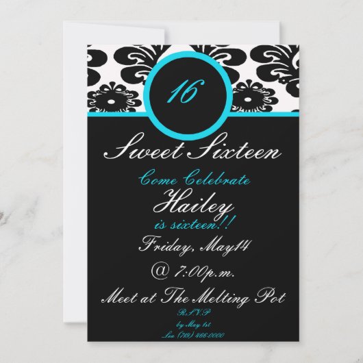 süß16... einladung (Vorderseite)