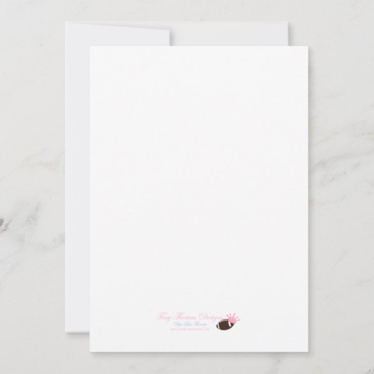 süß16... einladung (Rückseite)