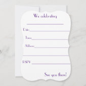 Süß 16 einladung (Rückseite)