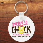 Süß 16 Küken 3 Schlüsselanhänger (Vorderseite)