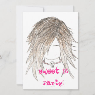 Süß 16 Party!Einladungen Einladung