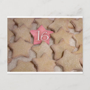 Süß 16 postkarte