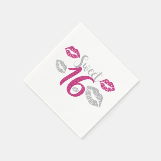 Süß 16 serviette (Ecke)