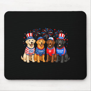 Süß 250 Anniversary USA Lab Hundemama Hundepapa 4. Mousepad