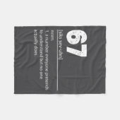 Süß 67 Siebenundsechzig Nummer 67 Fleecedecke (Vorderseite (Horizontal))