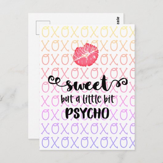 Süß aber... postkarte (Vorne/Hinten)