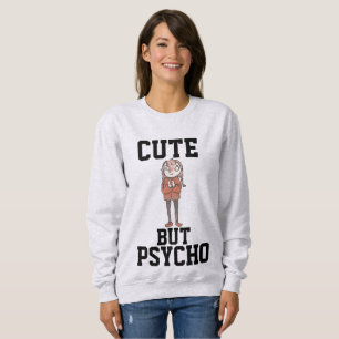 SÜß ABER PSYCHO Damen lustige T-Shirts