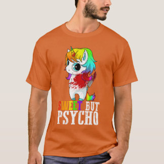 Süß, aber Psycho Süßer Humor Ehefrau Mutter Gesche T-Shirt