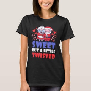 süß, aber wenig verwöhnt mit einem Weihnachtsmann  T-Shirt