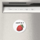 Süß als Erdbeere Magnet (In Situ (Geschirrspüler))