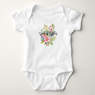 Süß als Frühling Baby Strampler