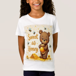 Süß als Honey T - Shirt für Mädchen