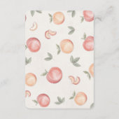 süss als Pfirsichdiaper Einladung einfügen (Rückseite)