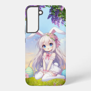 süß, Anime-Hase Frühling/Ostern Samsung Galaxy Hülle