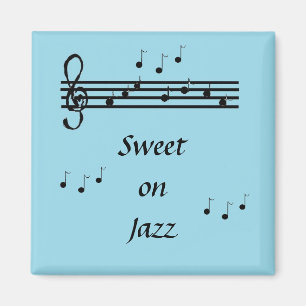 Süß auf Jazz - Magnet