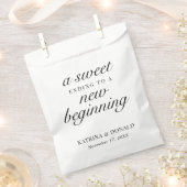 Süß bis zu einem neuen Beginnsack der Gastgeschenk Geschenktütchen (Ausgeschnitten)