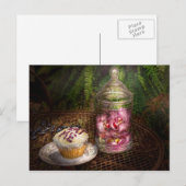 Süß - Cupcake - Iss ich Postkarte (Vorne/Hinten)