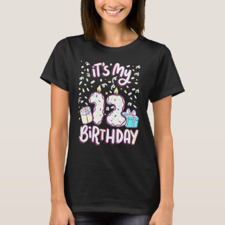 Süß das ist meine 12. Geburtstagstorte Donut 12 Ja T-Shirt