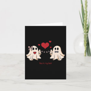 Süß Du bist mein Boo Geist Süß Gruseliges Valentin Karte
