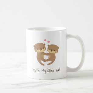 Süß Du bist meine Otter-Hälfte, Otter in Liebe Kaffeetasse