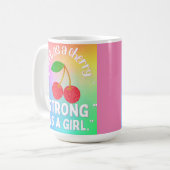 Süß eine Kirsche Kaffeetasse (Vorderseite Links)