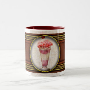 Süß - Eiscreme - Eiscreme Float Zweifarbige Tasse