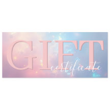 Süß Elegant Opal Rosa Pastell Geschenkgutschein