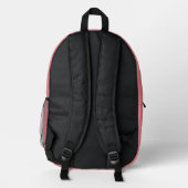 Süß, Frühling/Schmetterling Bedruckter Rucksack (Rückseite)