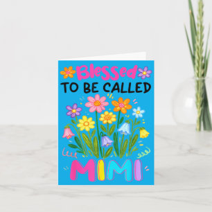 Süß Gesegnet Mimi Zu Heißen Floral Muttertag Karte