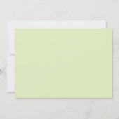 Süß gestreifte Baby-Duschen-Foto-Einladung Einladung (Rückseite)