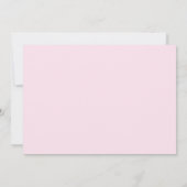 Süß gestreifte Baby-Duschen-Foto-Einladung Einladung (Rückseite)