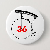 Süß-gezahnte 6 button (Vorderseite)