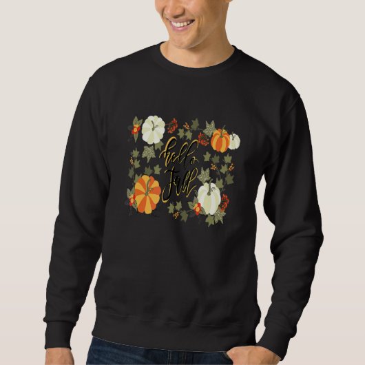 Süß Hallo Herbst Saison Erntedankfest Und Herbstfa Sweatshirt (Vorderseite)