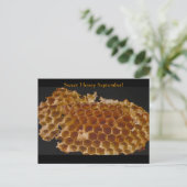 Süß Honey September! Postkarte (Stehend Vorderseite)