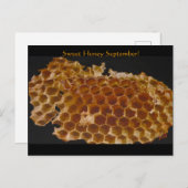 Süß Honey September! Postkarte (Vorne/Hinten)
