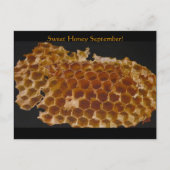 Süß Honey September! Postkarte (Vorderseite)