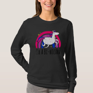 Süß, ich bin ein Bi-Nicorn-Einhorn Bisexueller Sto T-Shirt